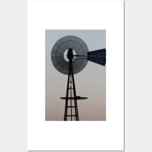 Country Windmill in MOTION Posters and Art